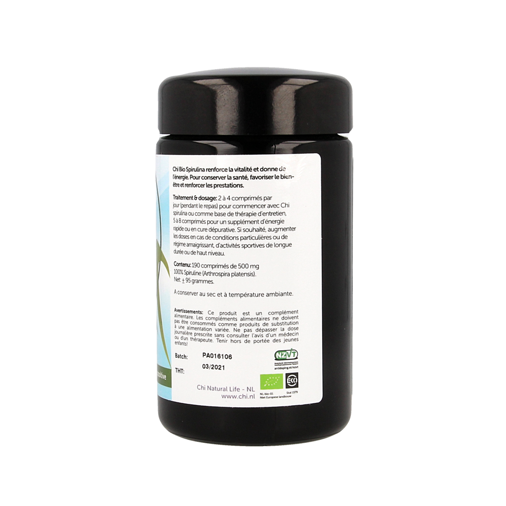 Chi Spirulina 500mg tabletten bio 190.00 Tabletten
