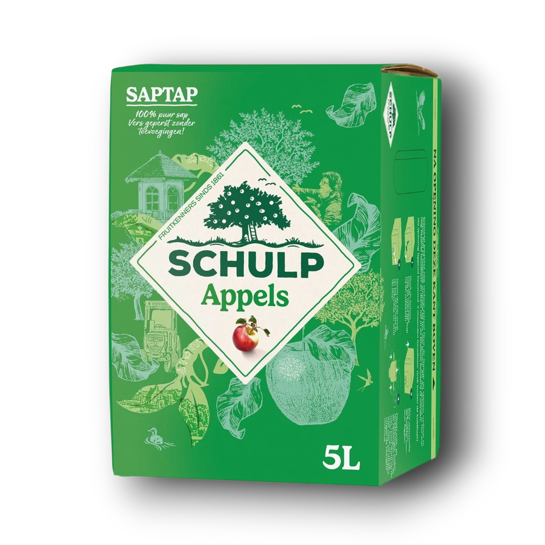 Schulp Saptap appelsap 5 Liter