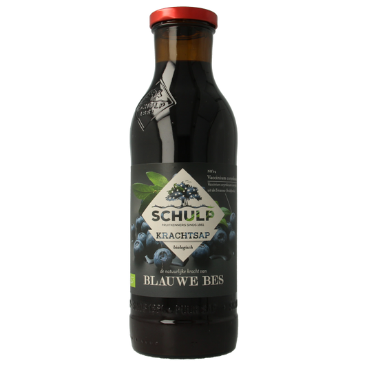 Schulp Krachtsap blauwe bessensap puur bio 750 Milliliter