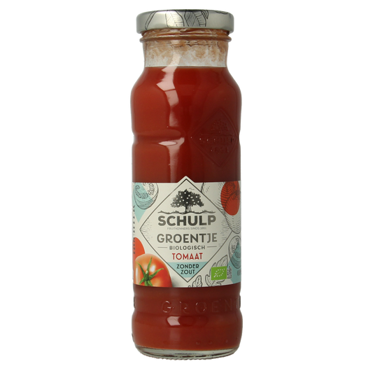 Schulp Groentje tomatensap bio 200 Milliliter