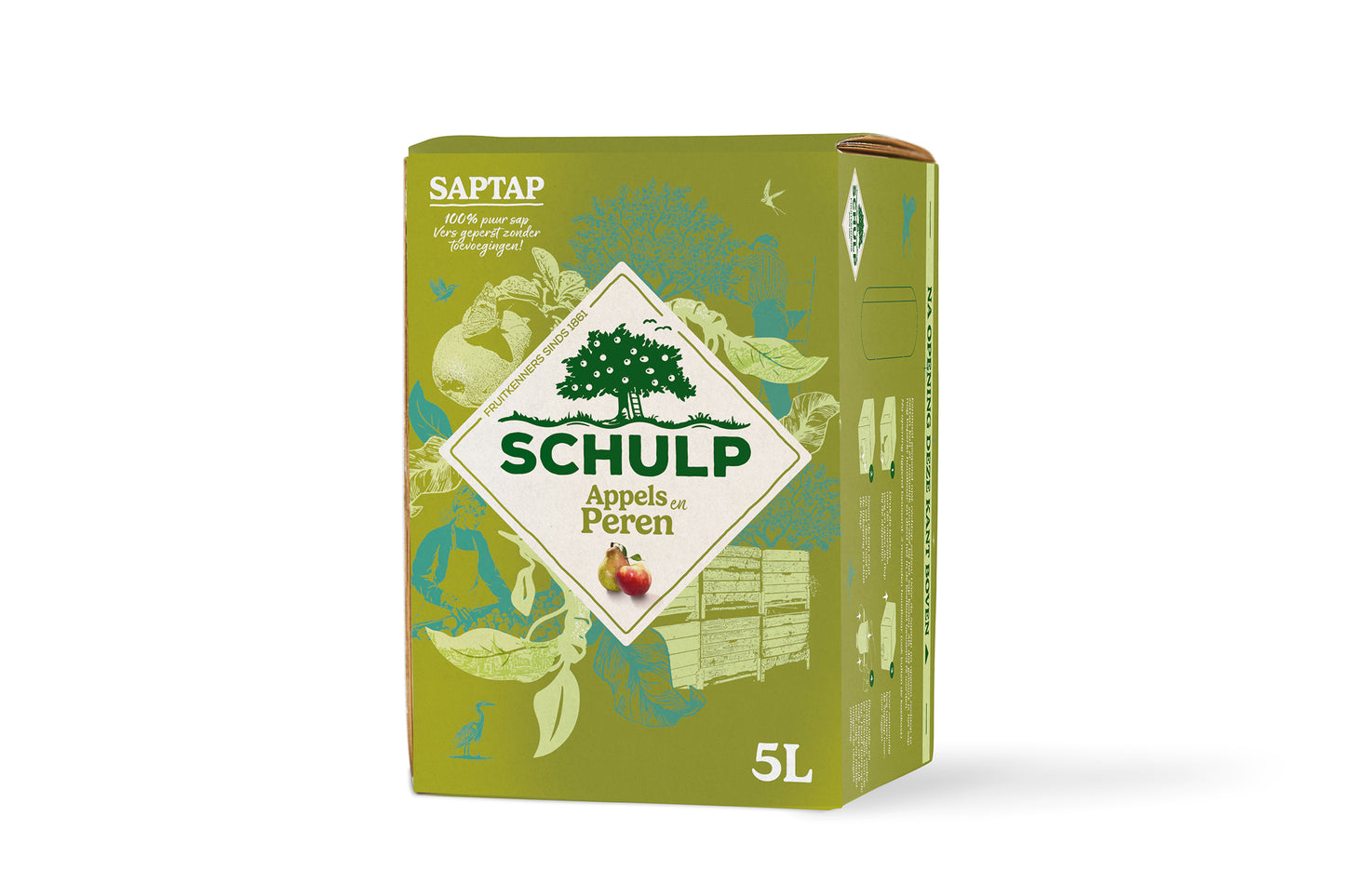 Schulp Saptap appel & perensap 5 Liter