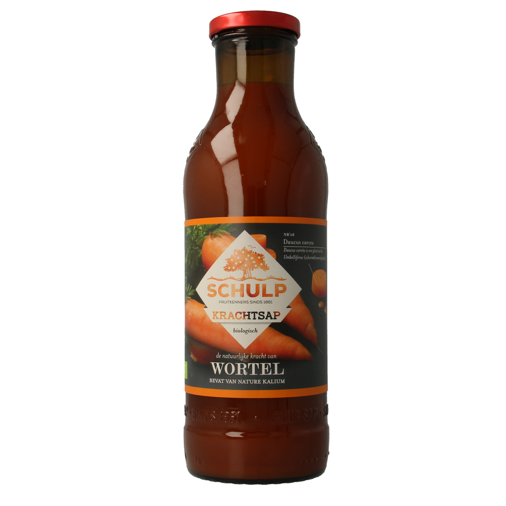 Schulp Krachtsap wortelsap puur bio 750.00 Milliliter