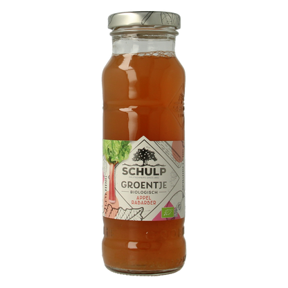 Schulp Groentje appel & rabarbersap bio 200 Milliliter