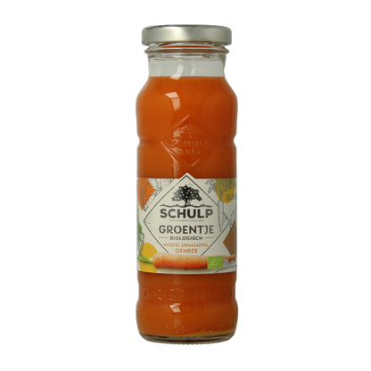 Schulp Groentje wortel, sinaasappel & gembersap bio 200 Milliliter