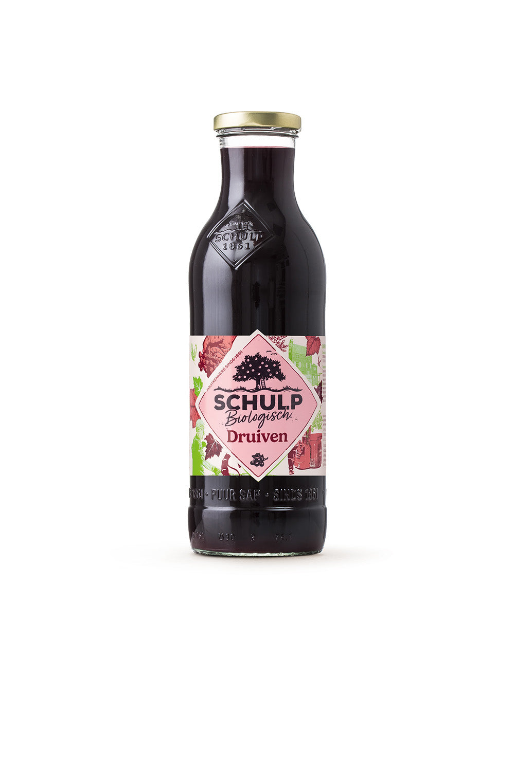 Schulp Druivensap bio 750 Milliliter