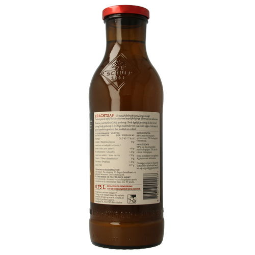 Schulp Krachtsap gembersap puur bio 750 Milliliter