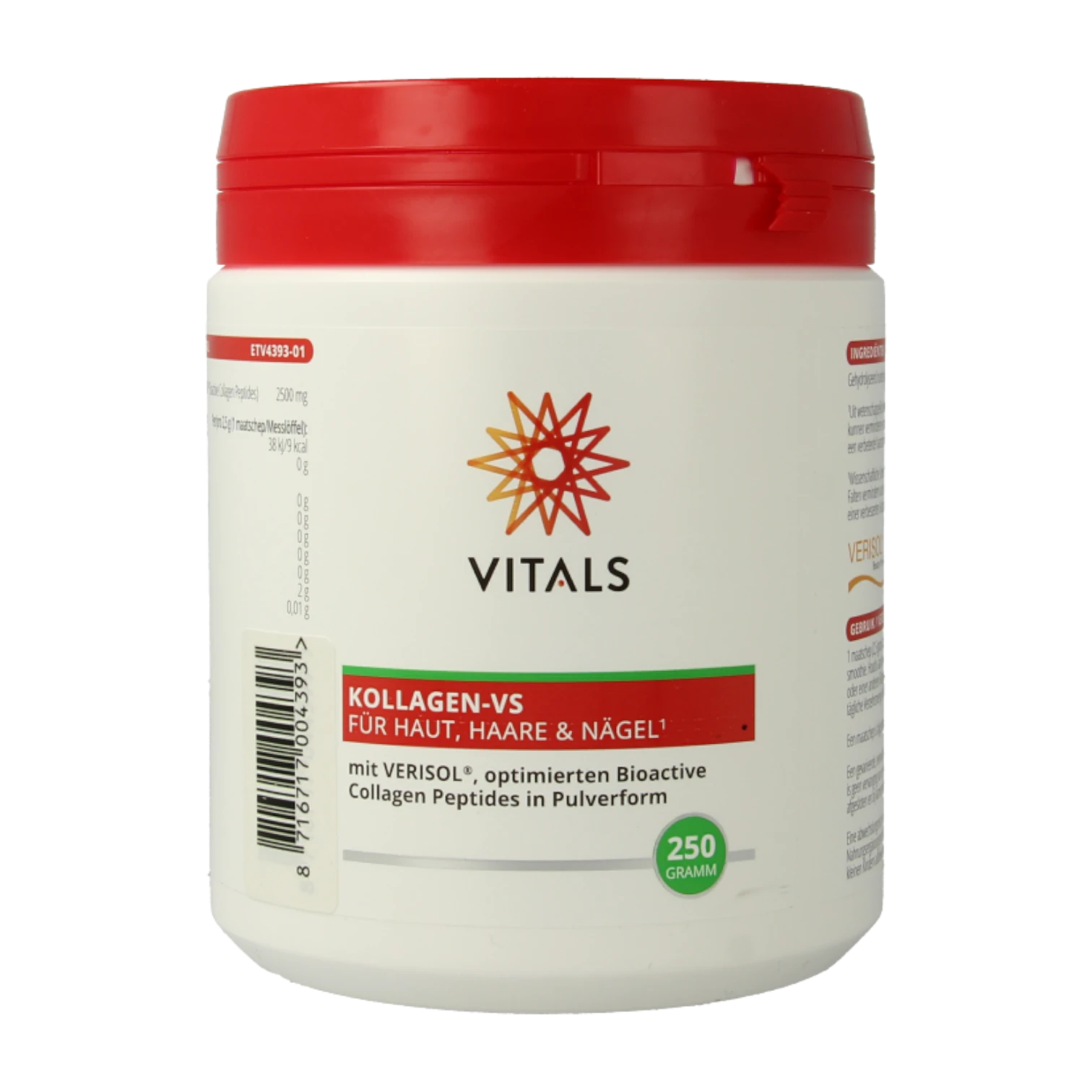 Vitals Collageen VS 250 Gram