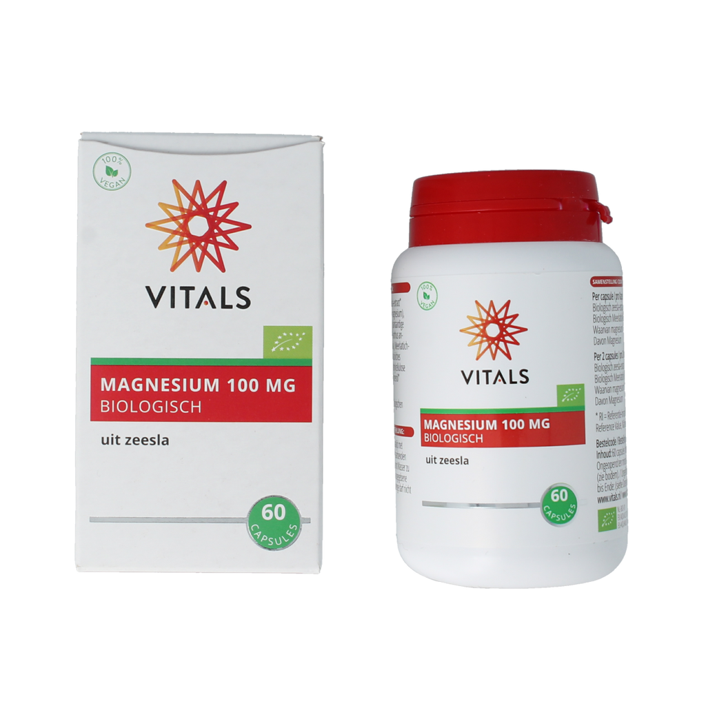 Vitals Magnesium 100mg bio 60.00 Capsules