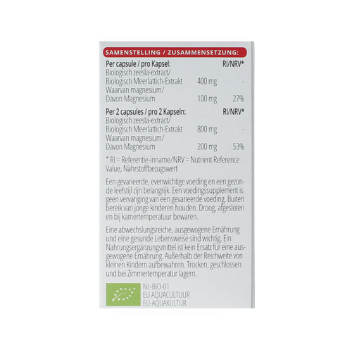 Vitals Magnesium 100mg bio 60.00 Capsules