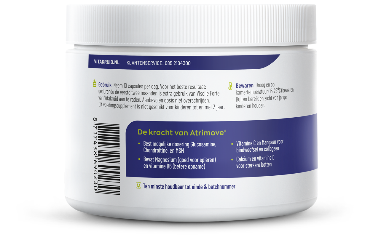 Vitakruid Atrimove Glucosamine Chondroitine MSM Complex 300 Capsules