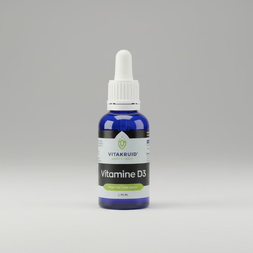 Vitakruid Vitamine D3 druppels 5 mcg / 200 IE per druppel 30 Milliliter