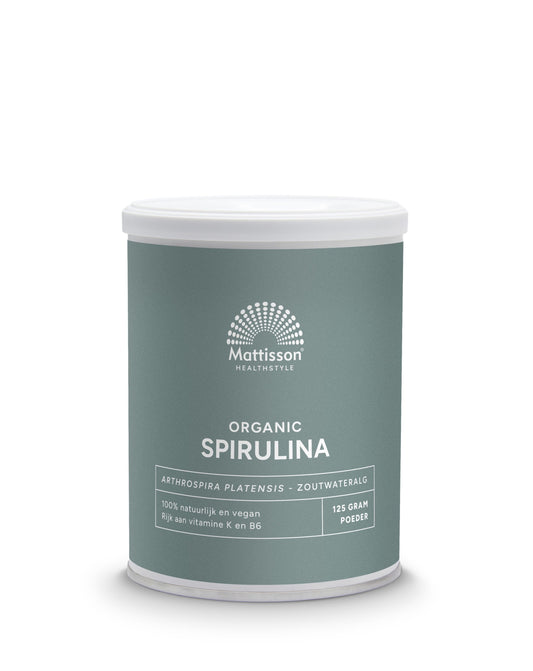 Mattisson Spirulina poeder bio 125 Gram