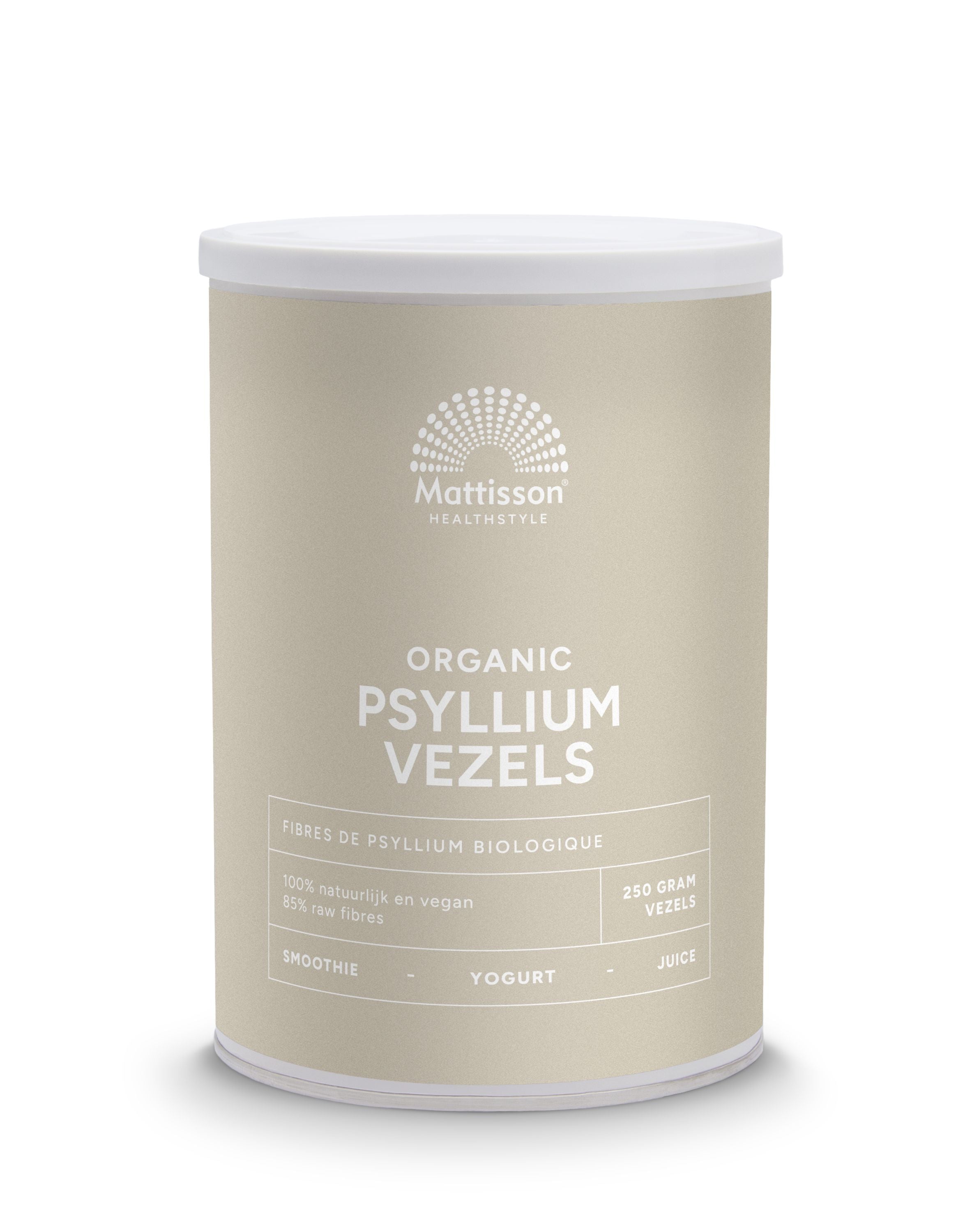 Mattisson Psyllium vezels bio 250.00 Gram