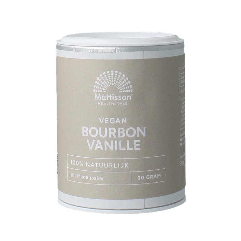 Mattisson Bourbon vanille poeder 30 Gram