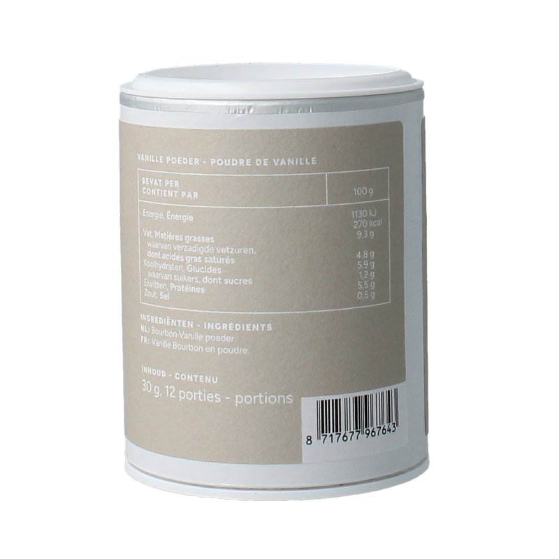 Mattisson Bourbon vanille poeder 30 Gram