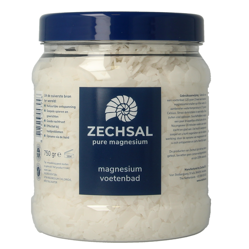 Zechsal Magnesium voetbadzout 750.00 Gram