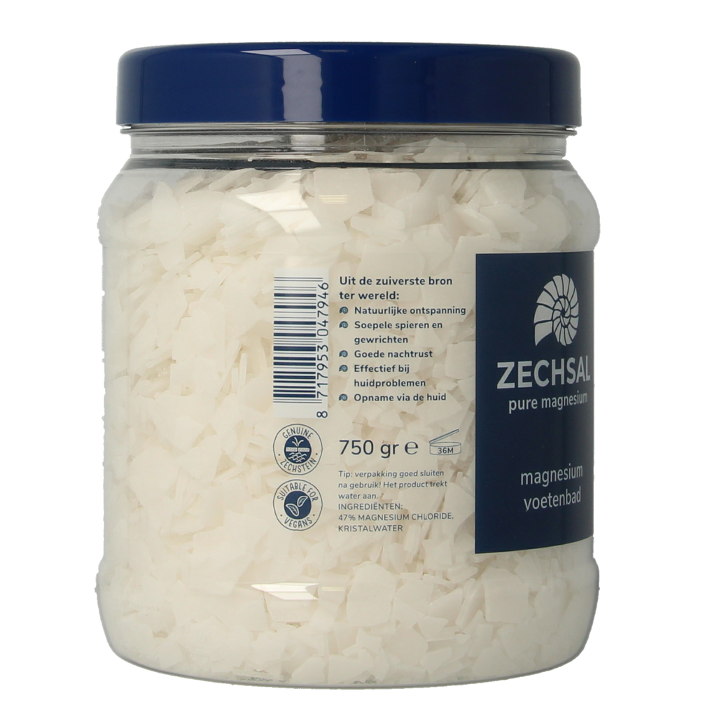 Zechsal Magnesium voetbadzout 750.00 Gram