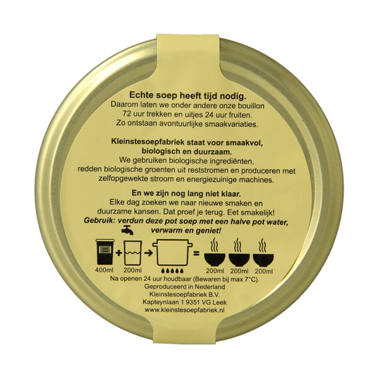 Kleinstesoepfabriek Groentebouillon bio 400 Milliliter