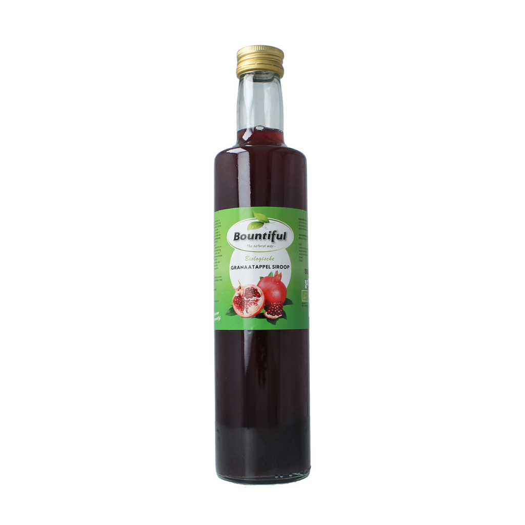 Bountiful Granaatappel siroop bio 500.00 Milliliter