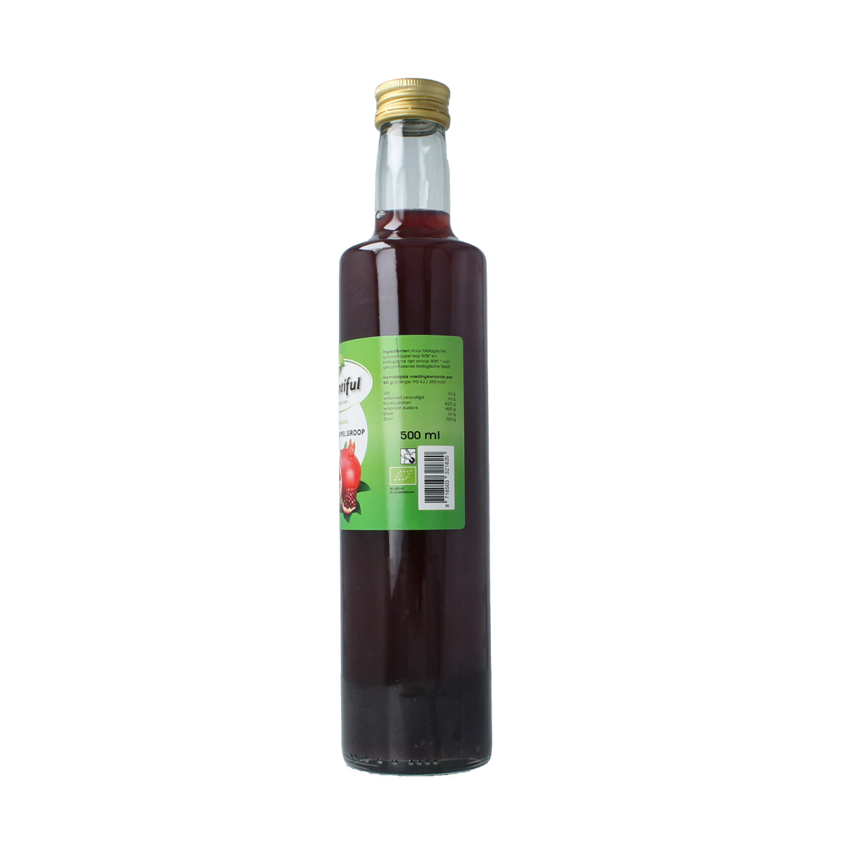 Bountiful Granaatappel siroop bio 500.00 Milliliter