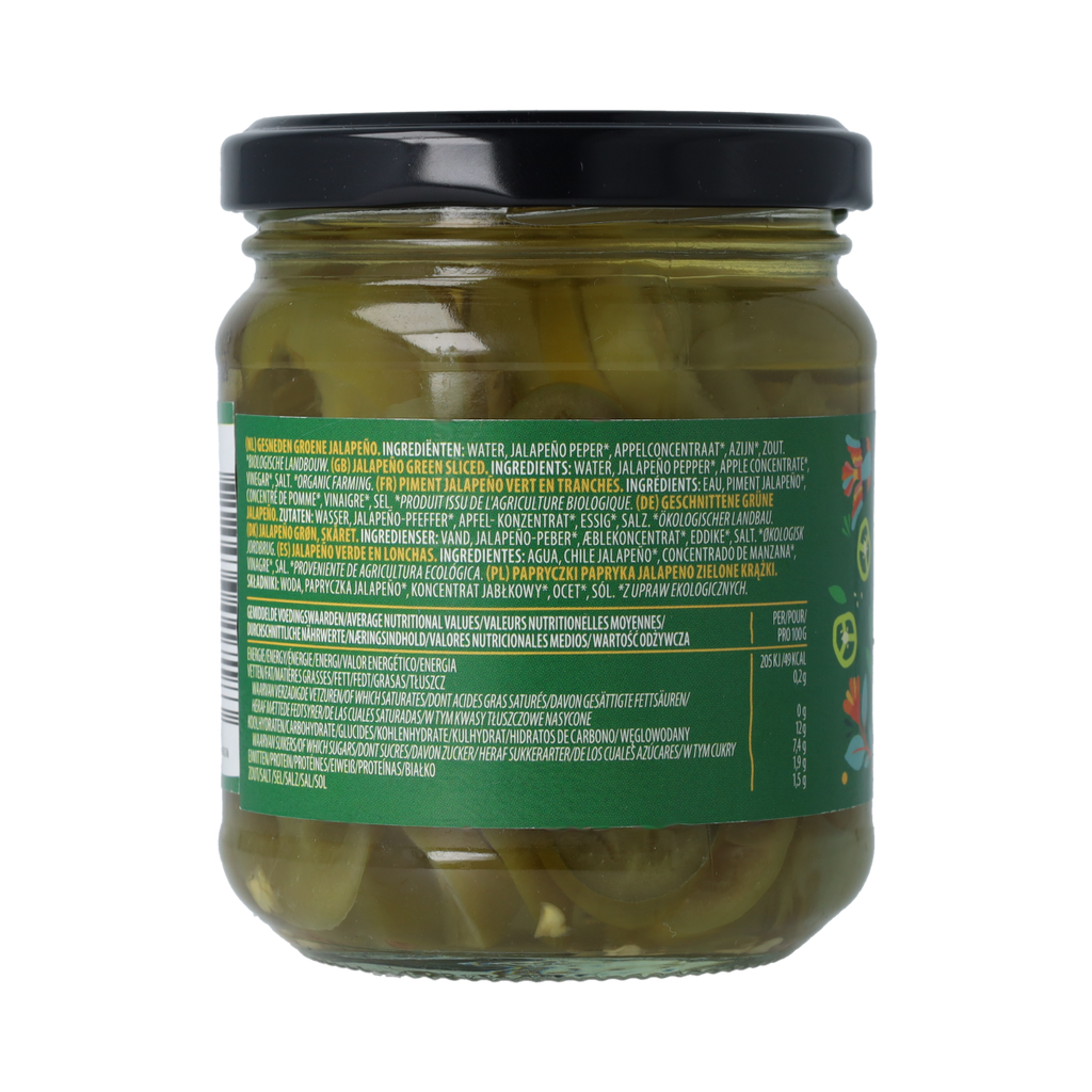 Amaizin Jalapeño plakjes bio 170.00 Gram