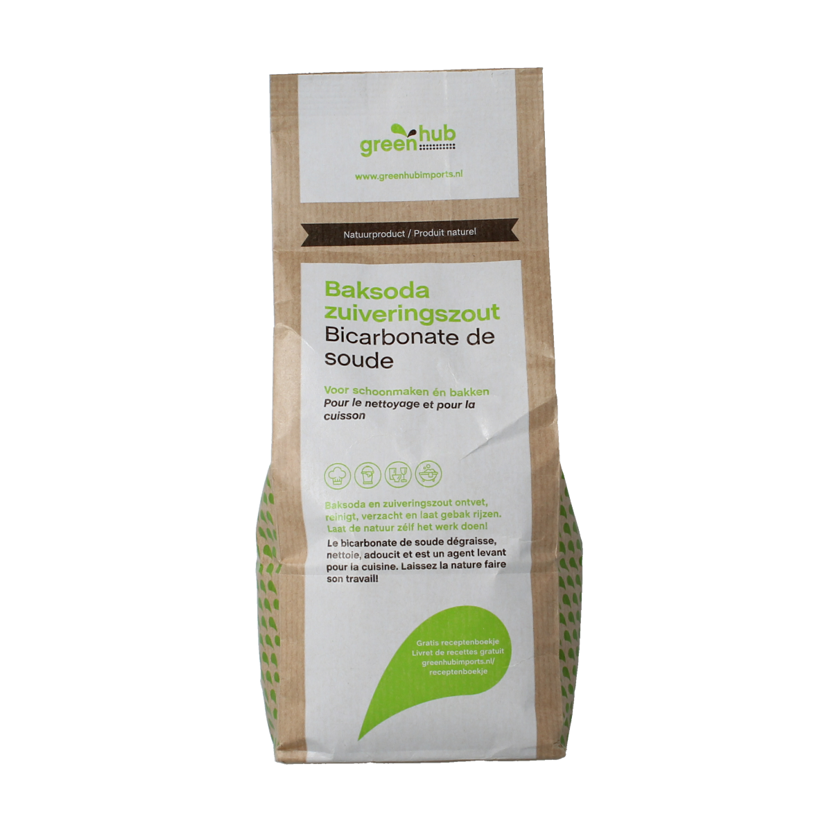 Greenhub  Baksoda/zuiveringszout 1.00 Kilogram