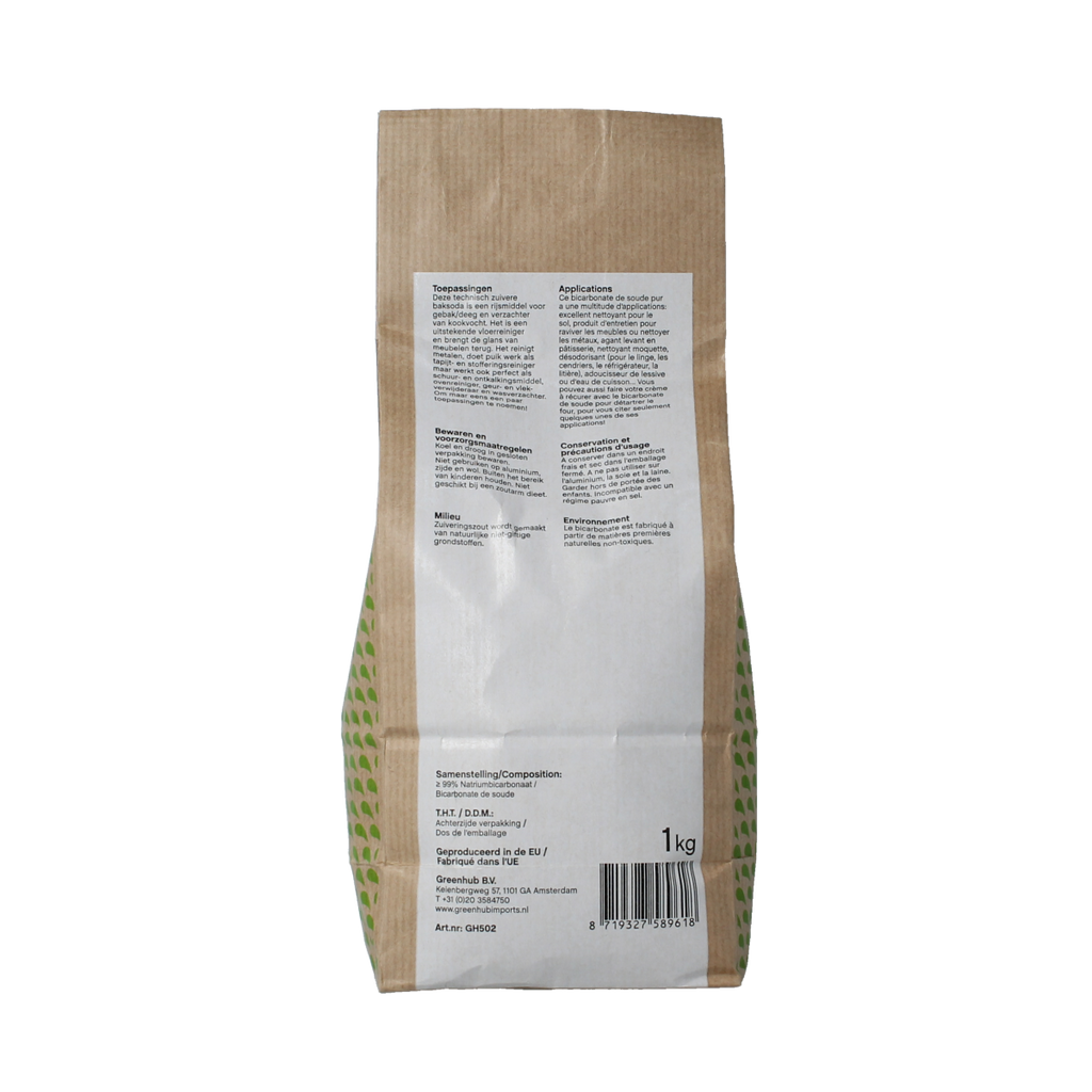 Greenhub  Baksoda/zuiveringszout 1.00 Kilogram