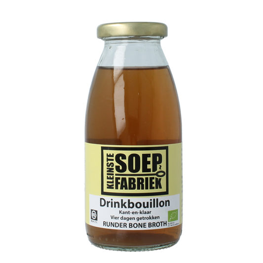 Kleinstesoepfabriek Drinkbouillon rund bio 245 Milliliter