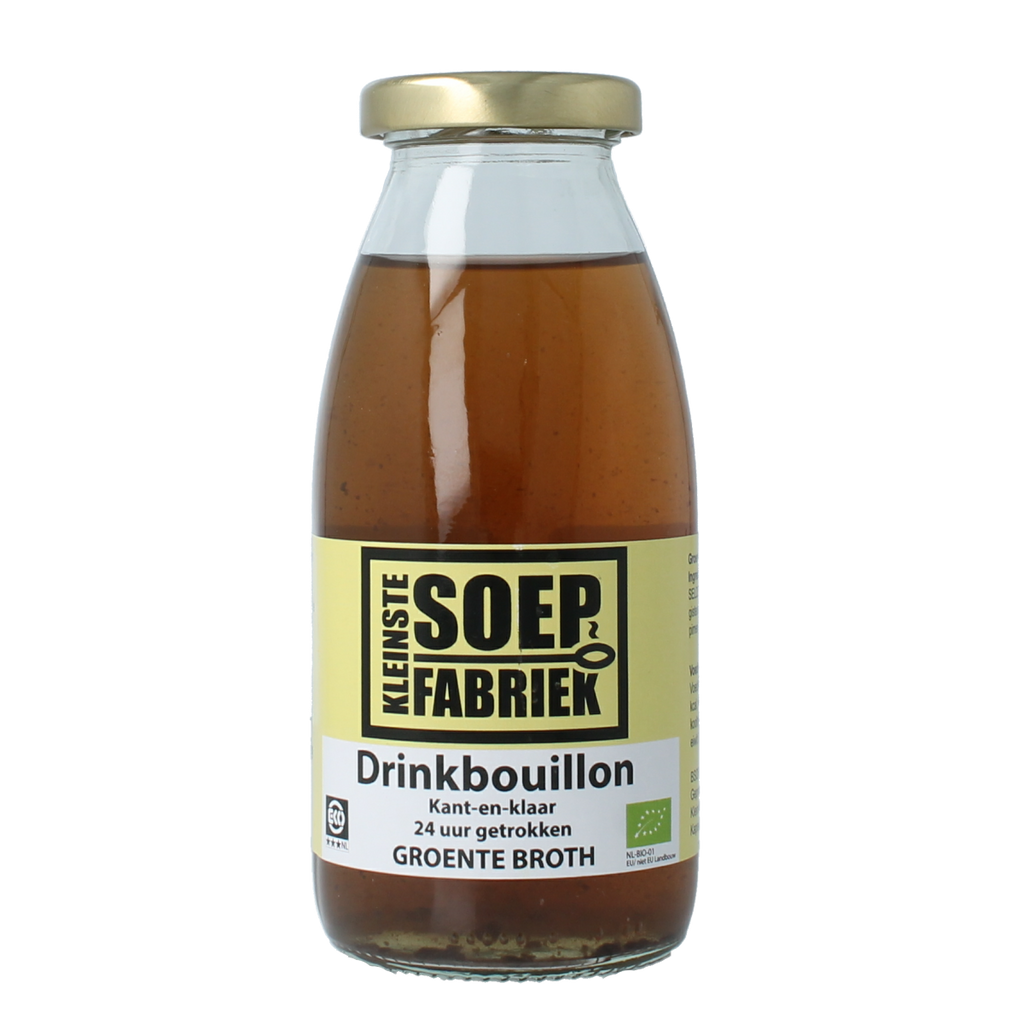 Kleinstesoepfabriek Drinkbouillon groente bio 245.00 Milliliter