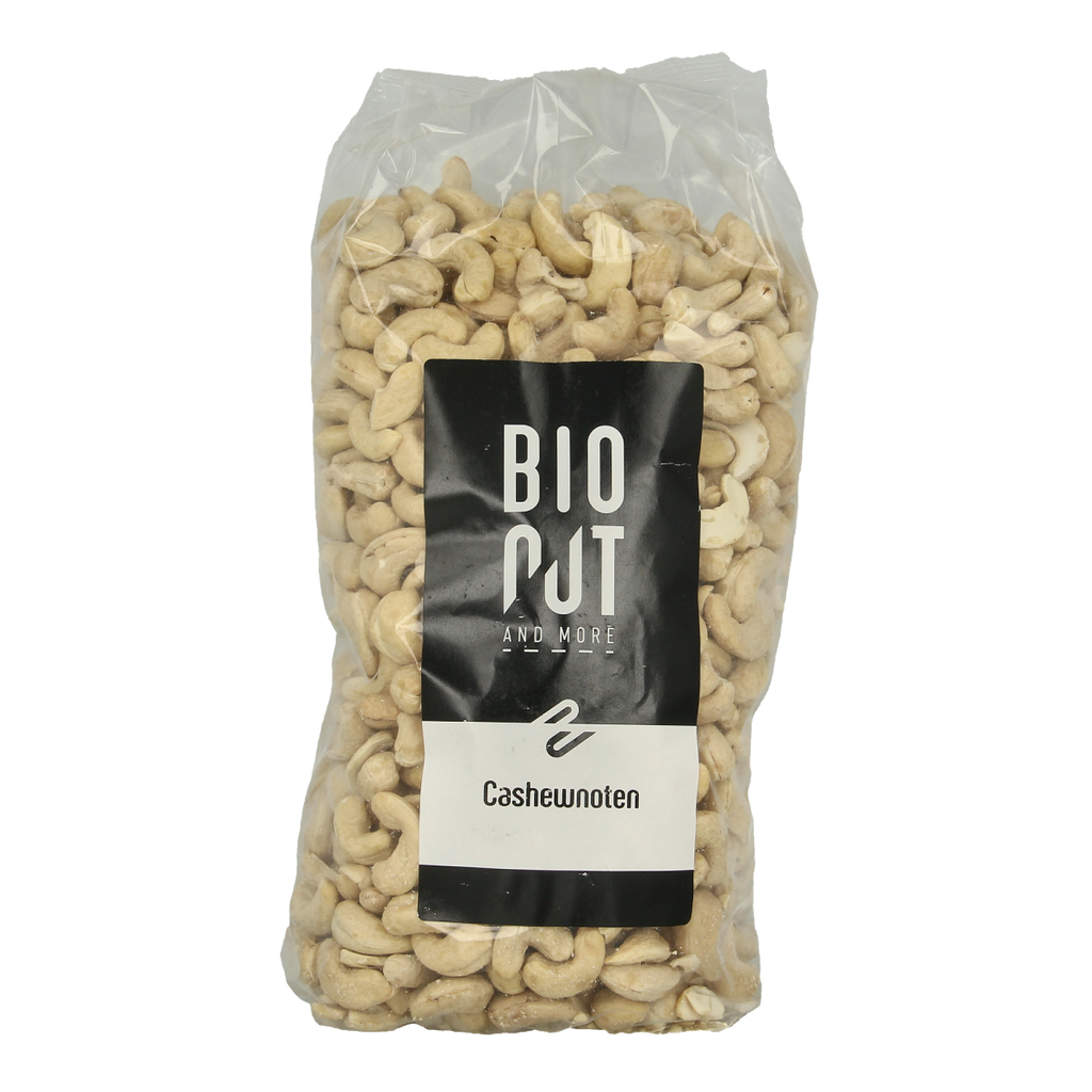Bionut Cashewnoten ongezouten bio 1.00 Kilogram