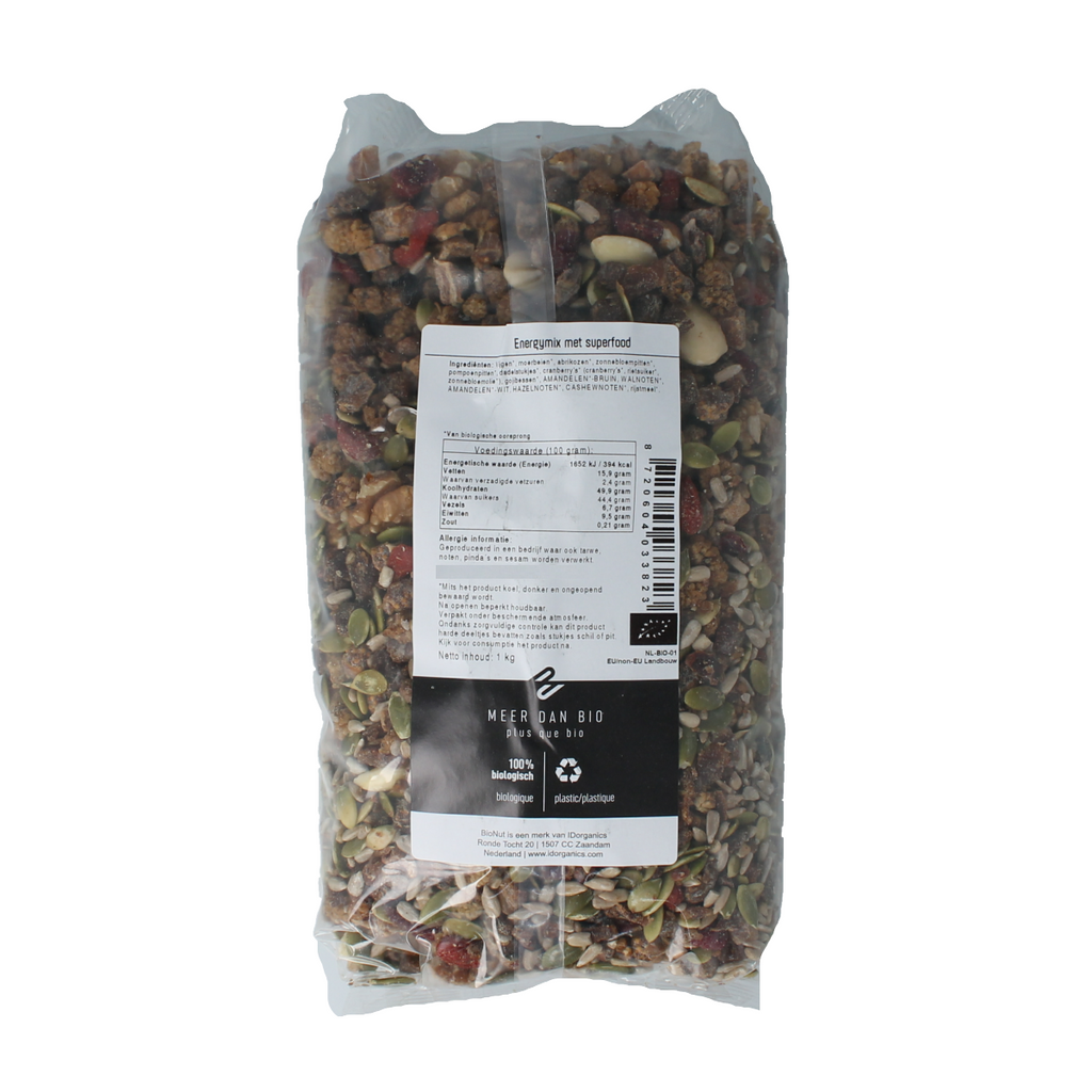 Bionut Energymix met superfood bio 1.00 Kilogram