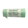 Biomat Wastebag compost 10 liter handvat 26 Stuks