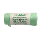 Biomat Wastebag compost 10 liter handvat 26 Stuks