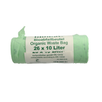 Biomat Wastebag compost 10 liter handvat 26 Stuks
