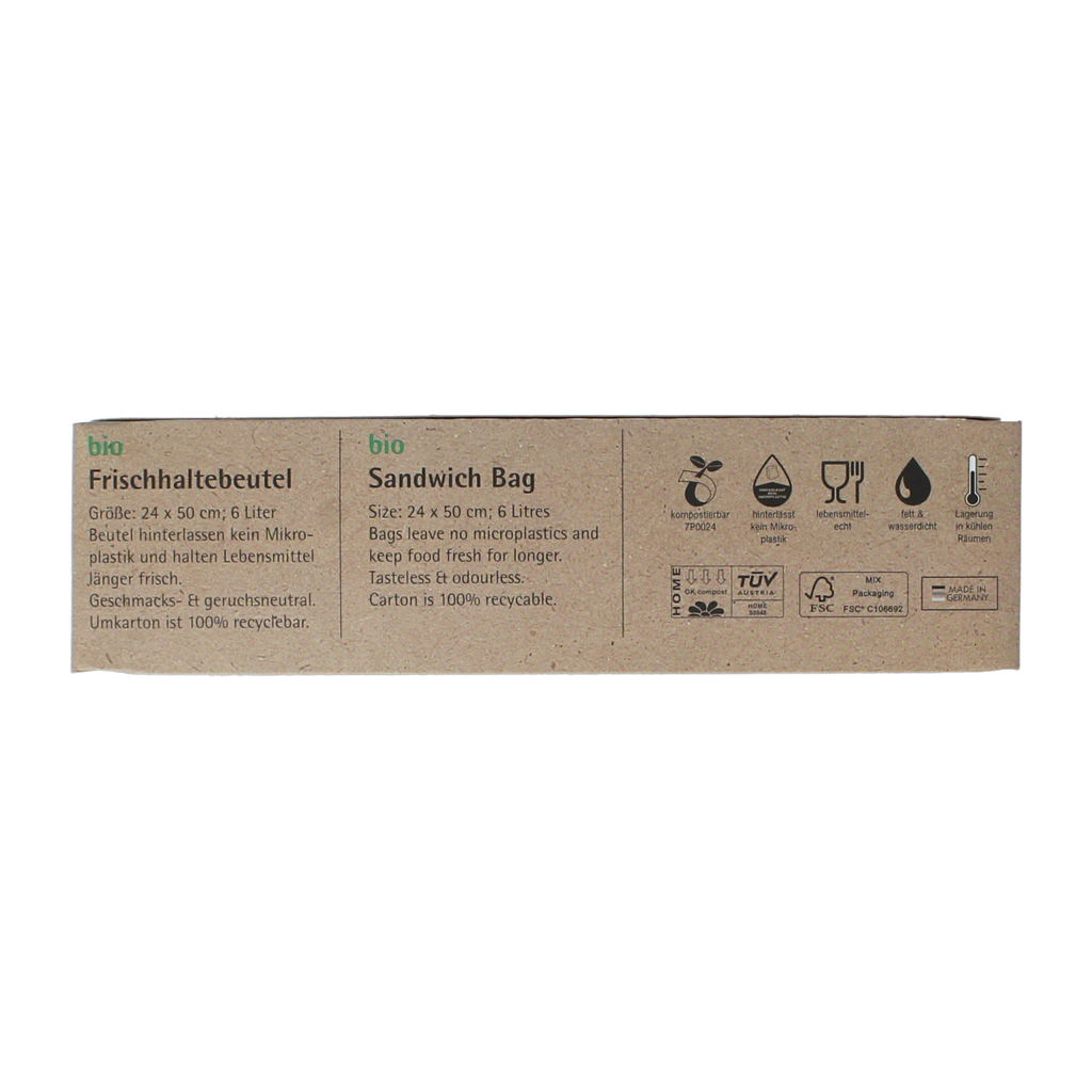 Biomat Natura compost lunchzak 6 liter 20.00 Stuks