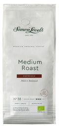 Simon Levelt Cafe N38 espresso medium dark roast bio 500.00 Gram