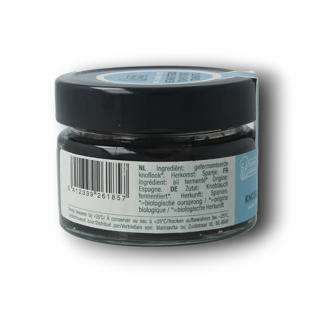 Amanprana Zwarte knoflookpoeder pasta 100.00 Gram