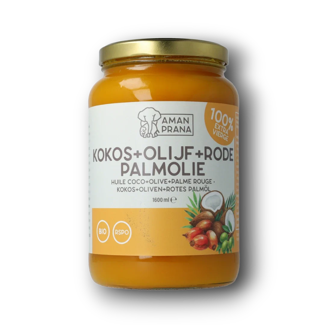 Amanprana Kokos-olijf-rode palm bio 1600.00 Milliliter