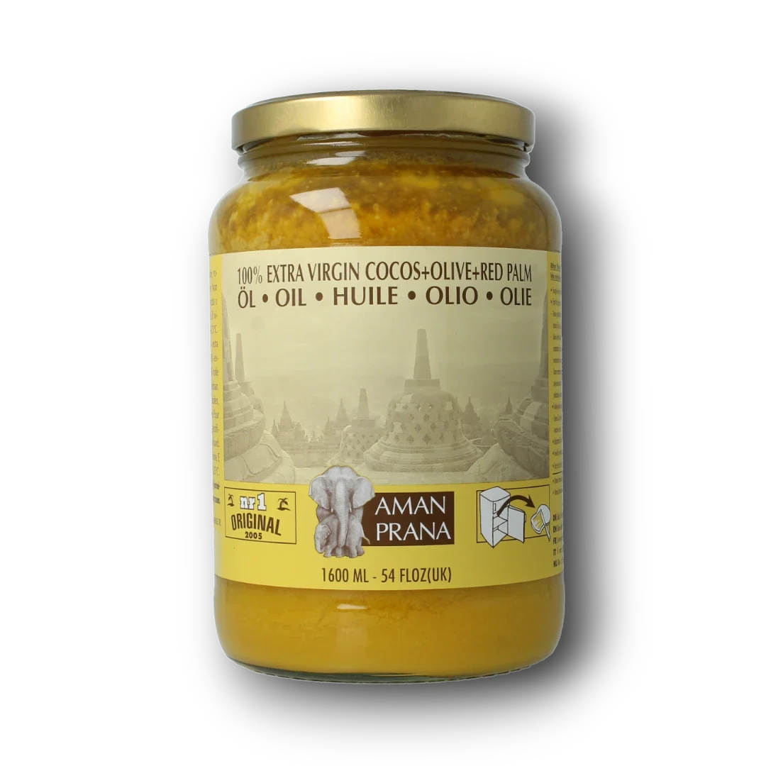 Amanprana Kokos-olijf-rode palm bio 1600.00 Milliliter