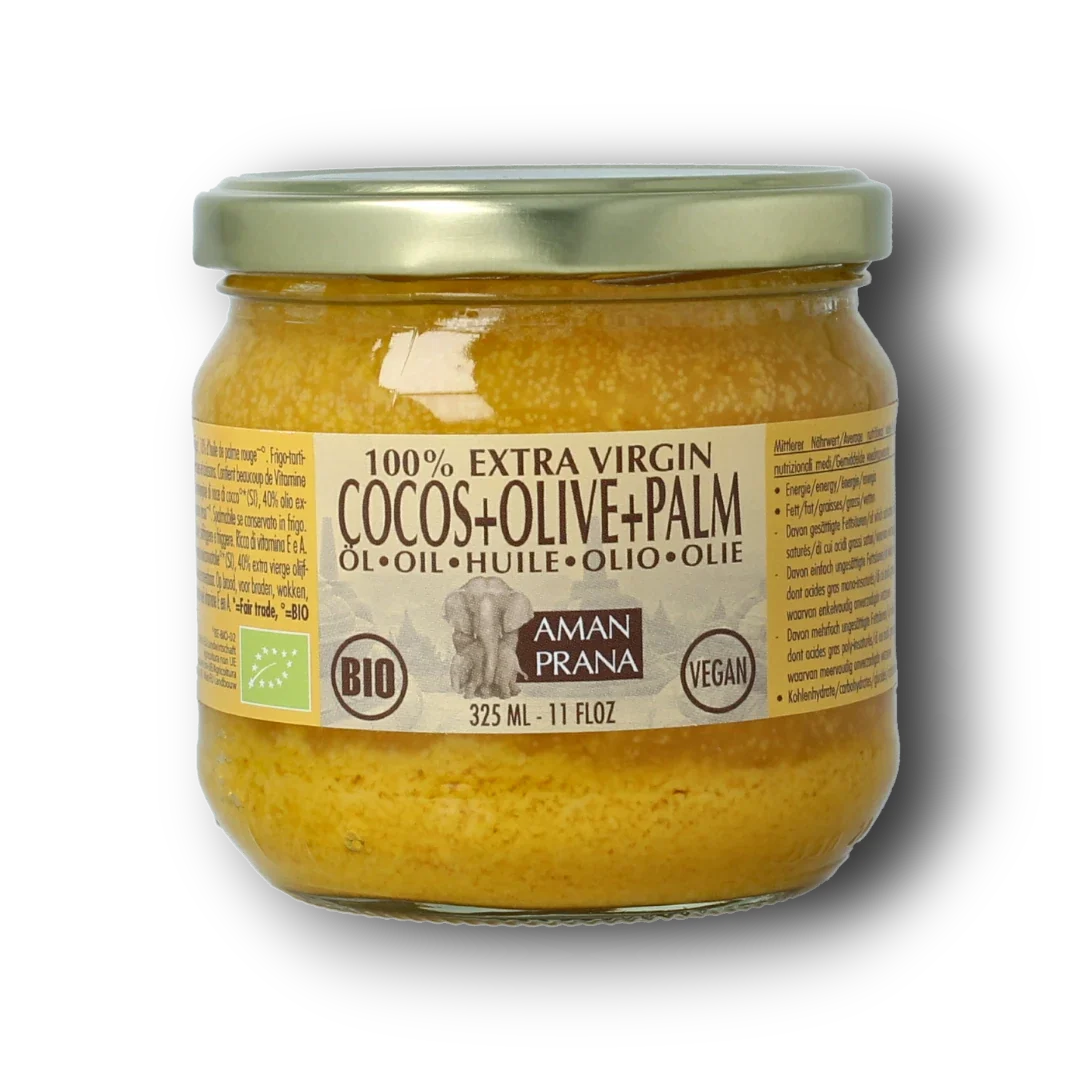 Amanprana Kokos-olijf-rode palm bio 325.00 Milliliter