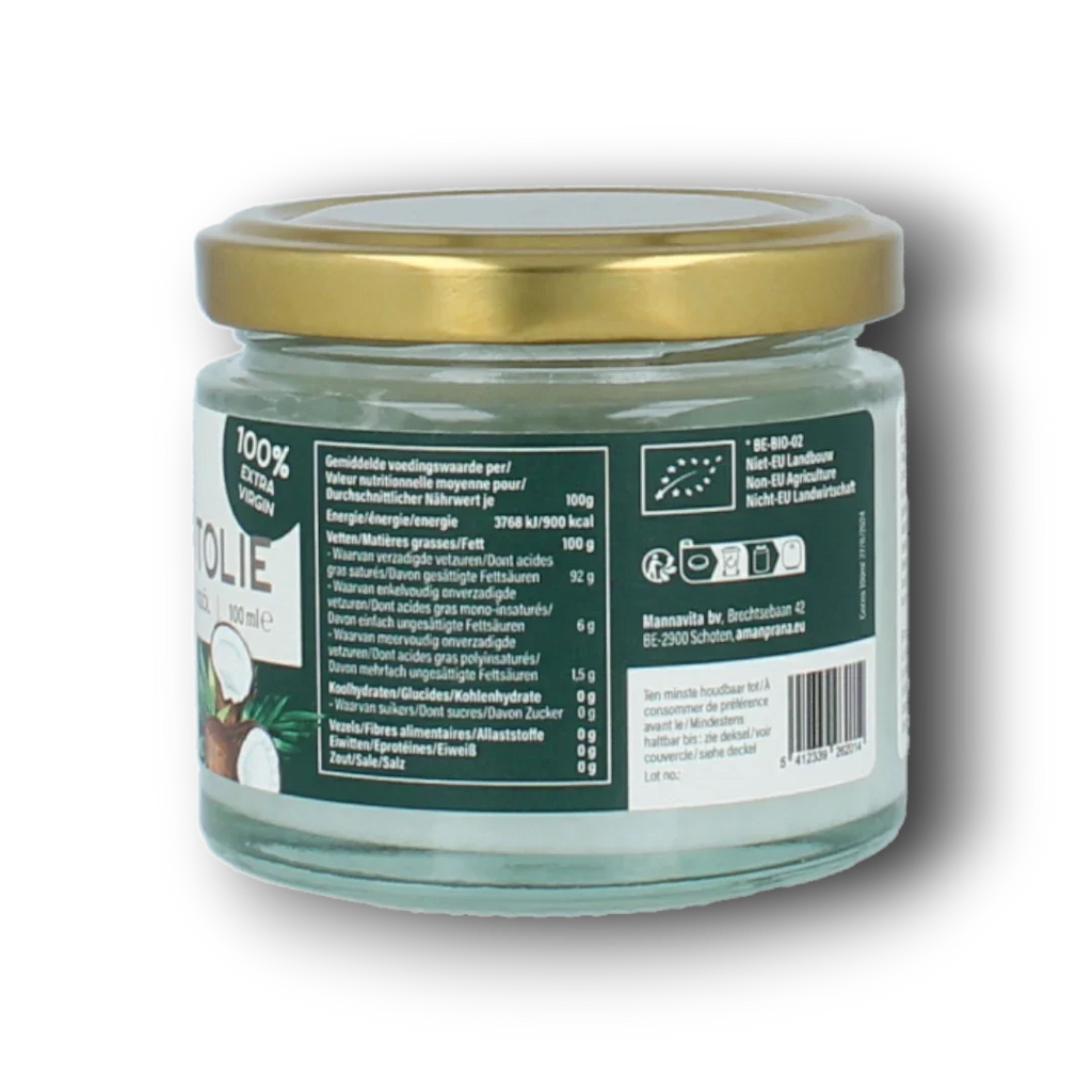 Amanprana Kokosnootolie bio 100 Milliliter