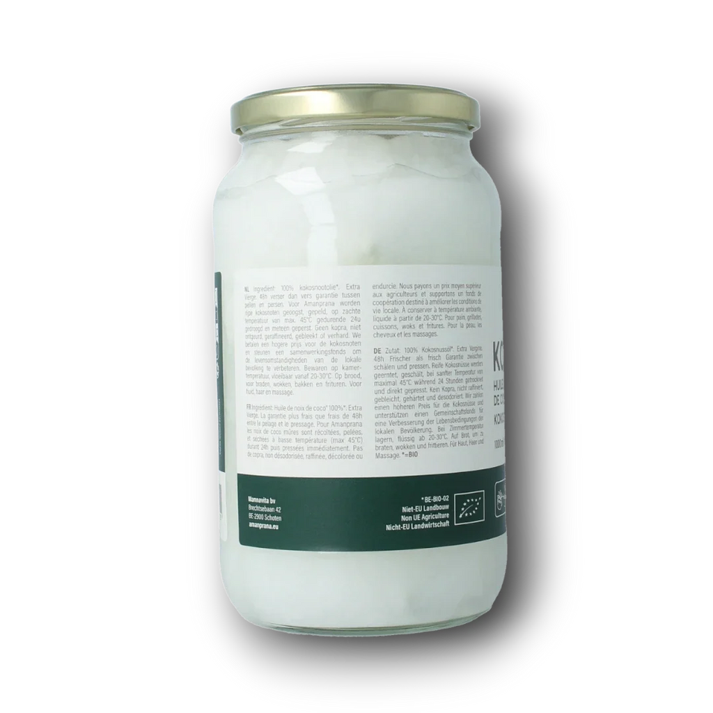 Amanprana Kokosnootolie bio 1000.00 Milliliter