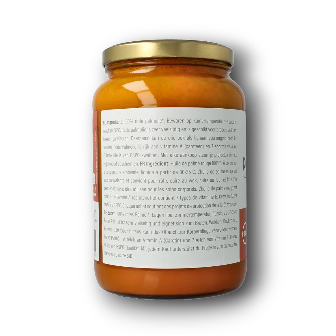 Amanprana Rode palm olie bio 1600.00 Milliliter