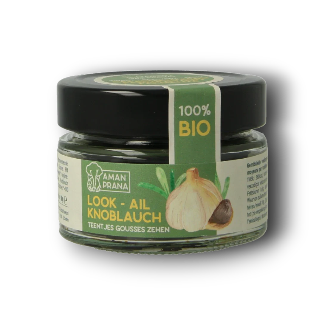 Amanprana Zwarte knoflook teentje bio 60 Gram