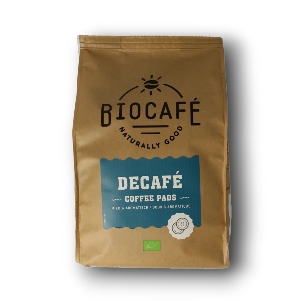 Biocafe Coffee pads caffeinevrij bio 36.00 Stuks