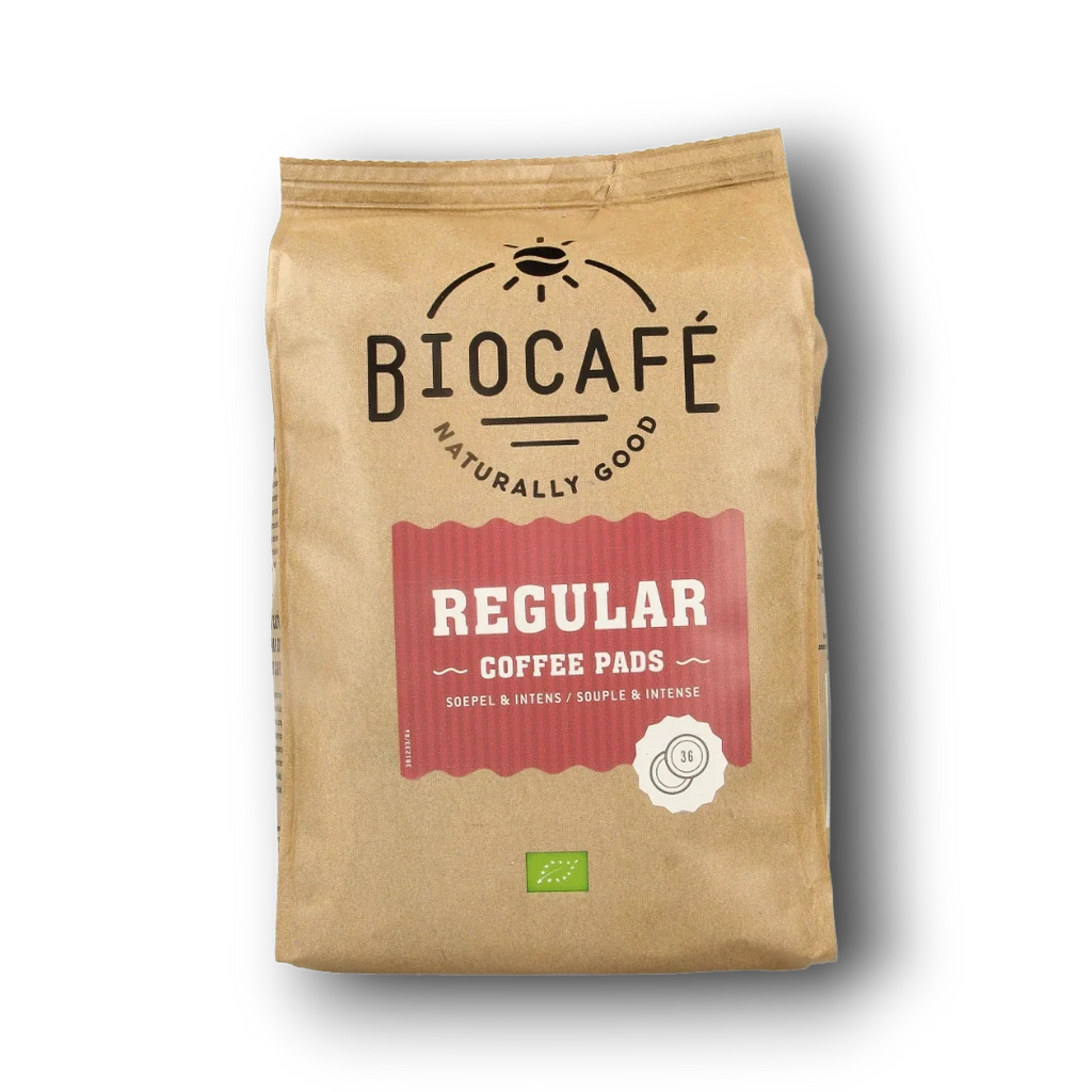 Biocafe Coffee pads regular bio 36.00 Stuks
