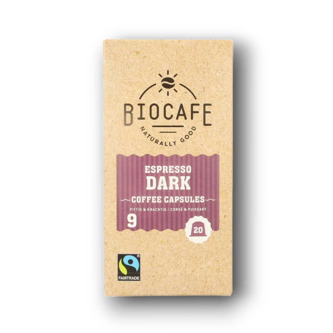 Biocafe Espresso capsules bio 20 Stuks