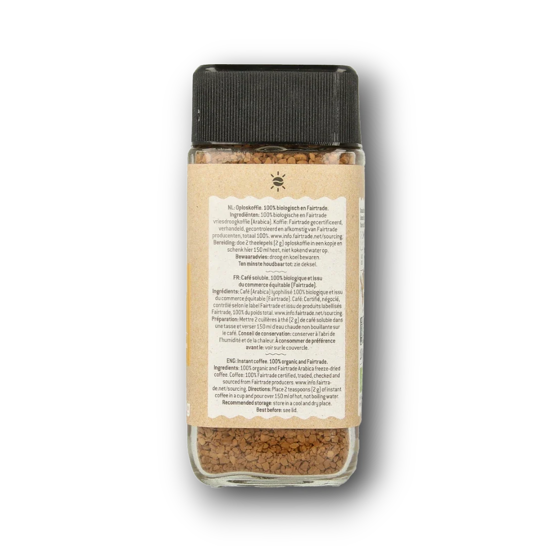 Biocafe Instant koffie bio 100.00 Gram
