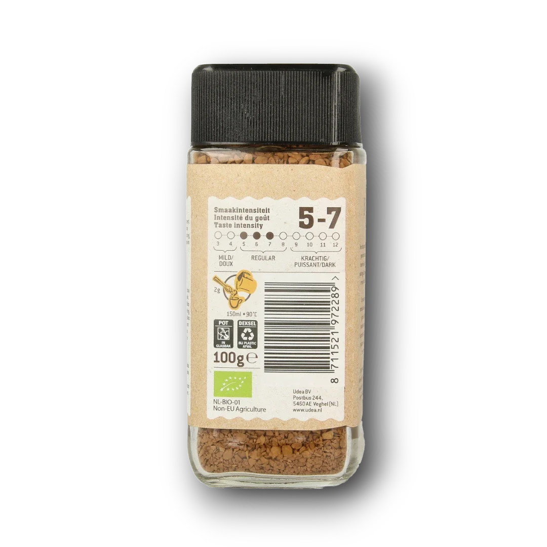 Biocafe Instant koffie bio 100.00 Gram
