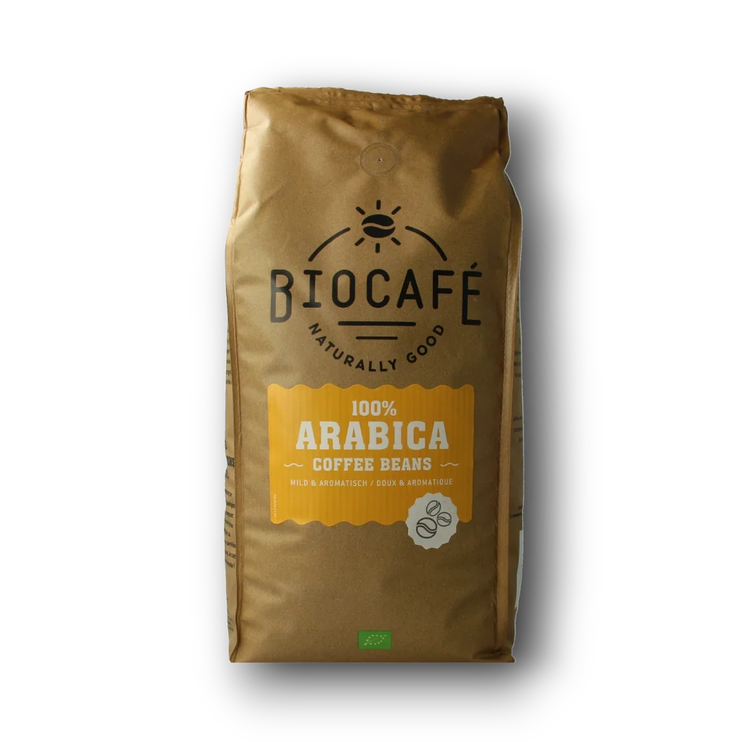 Biocafe Koffiebonen arabica bio 1.00 Kilogram